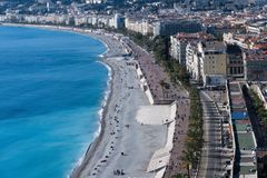 Belle Epoque coast and turquoise Mediterranean on the French Riviera