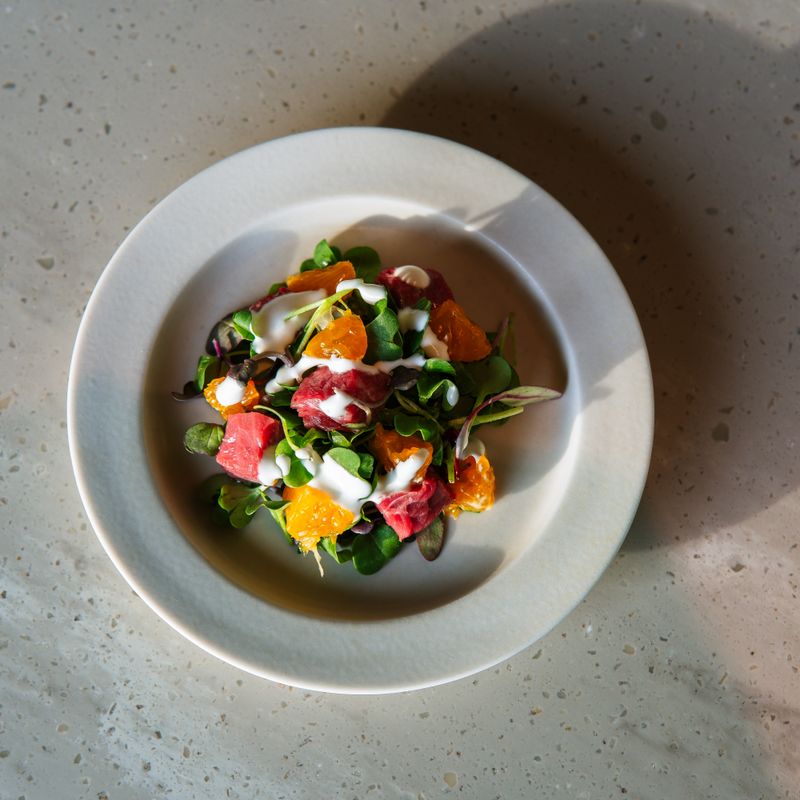 Bahamian Conch Salad Gyro with Citrus Dressing