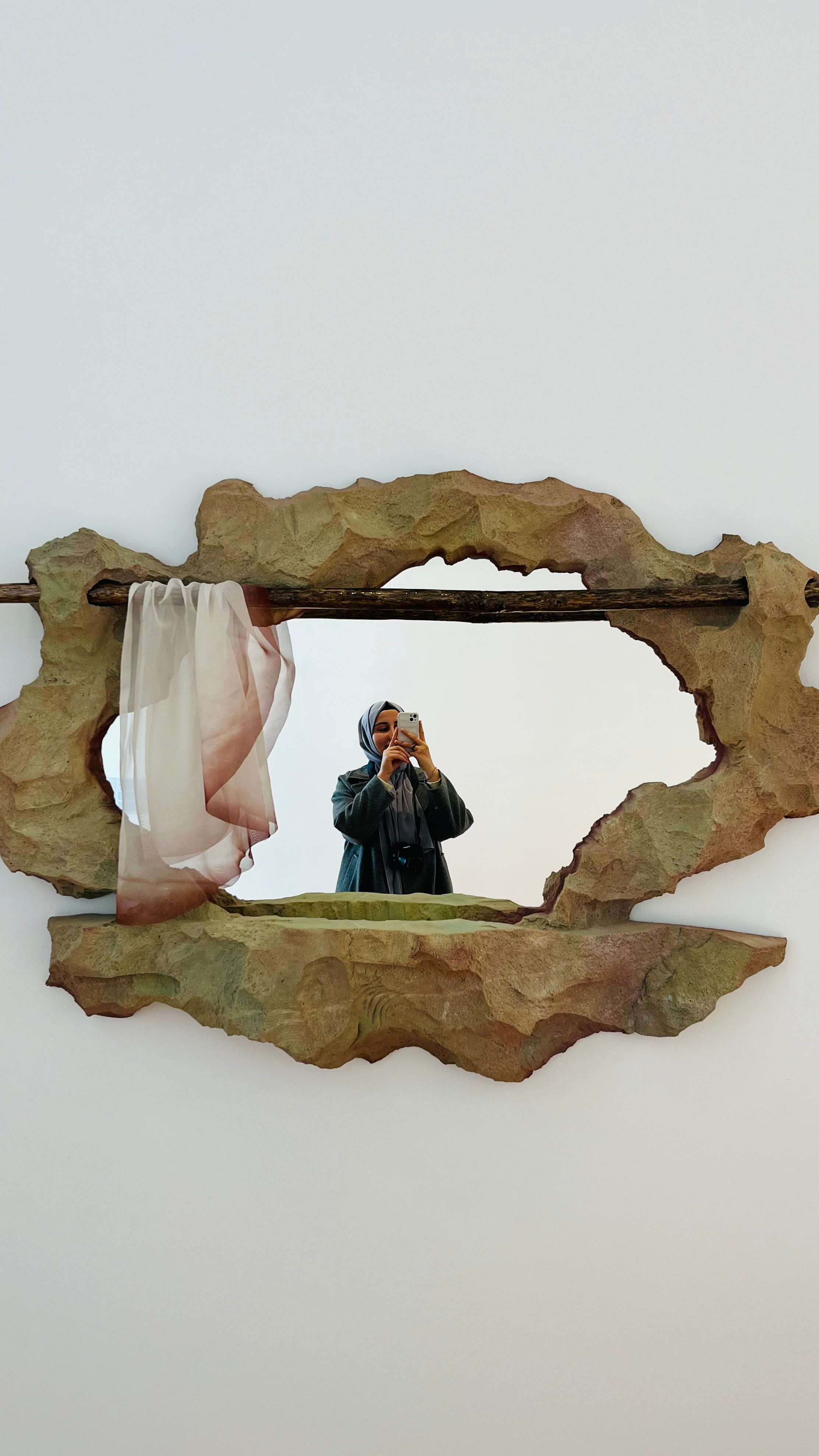 Reflective Portrait in Artistic Mirror Frame · Free Stock Photo
