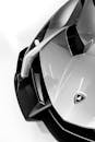 Sleek Black and White Supercar Design
