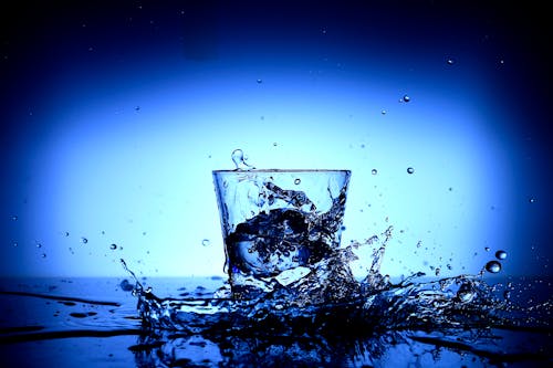 Free Drinking Glass With Body of Water Stock Photo