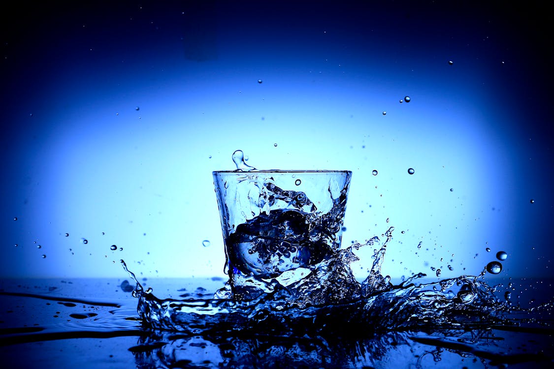 Drinking Glass With Body of Water