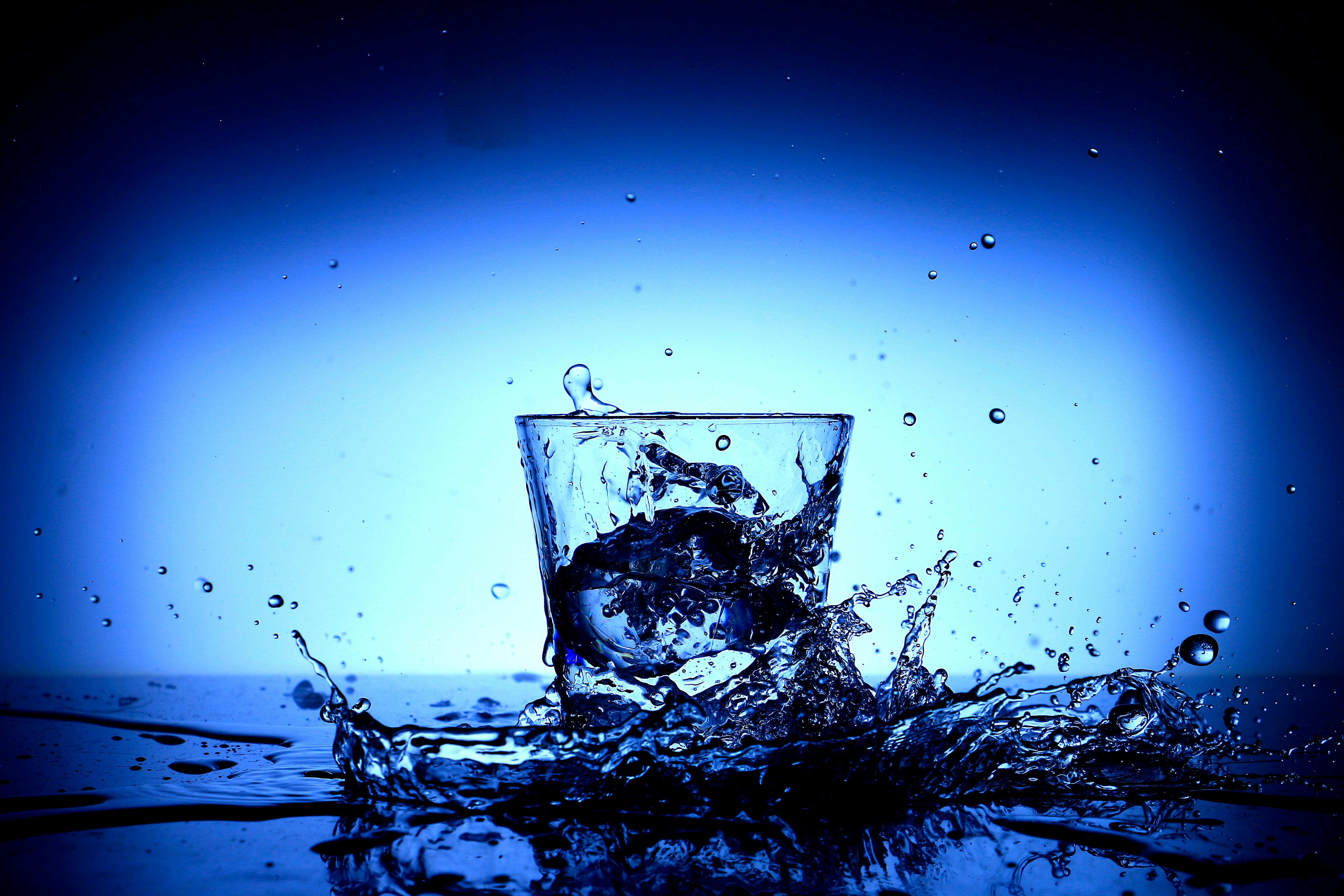 water glass Stock Photo