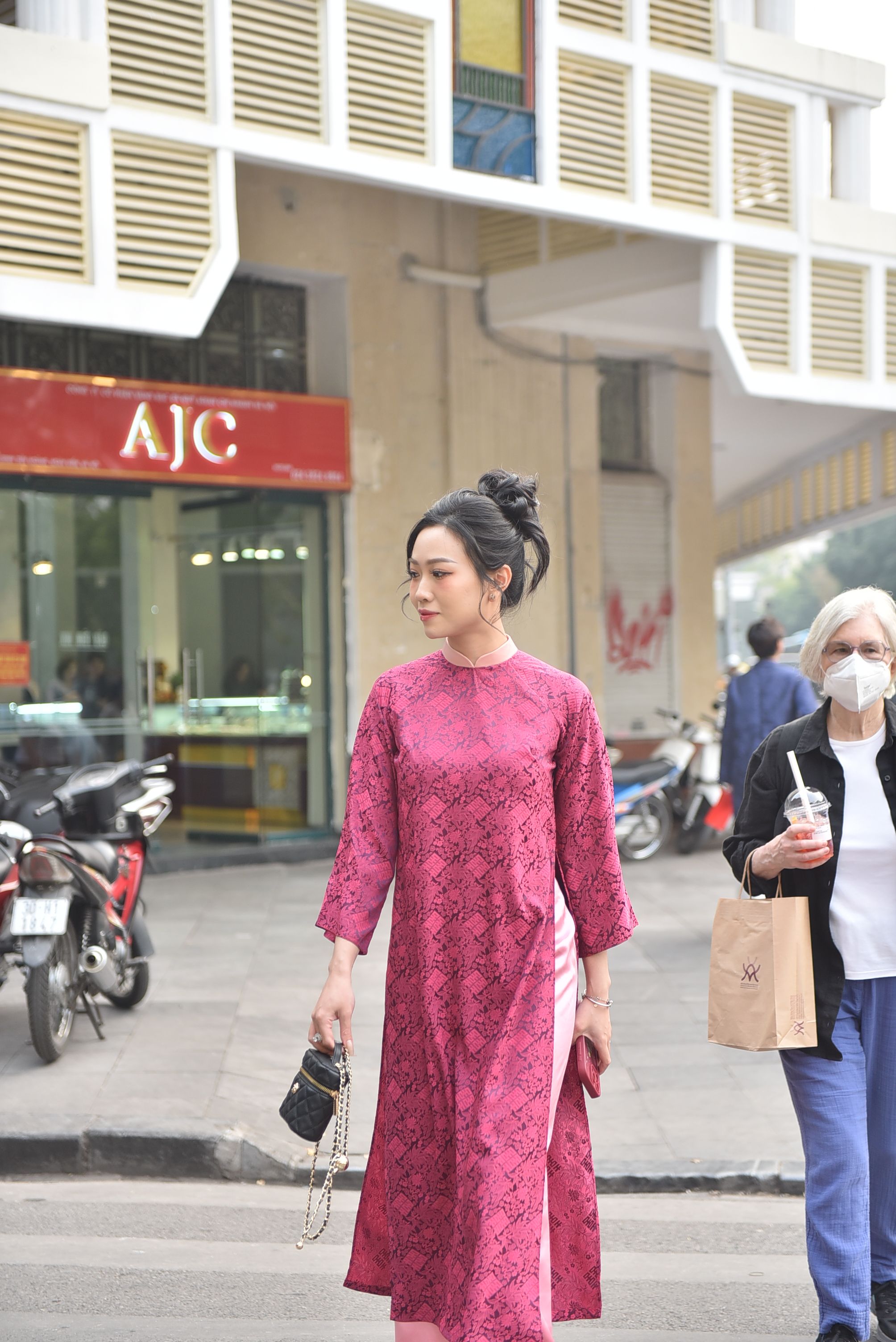 Analogie Common Folk Dress - Pink main image 0