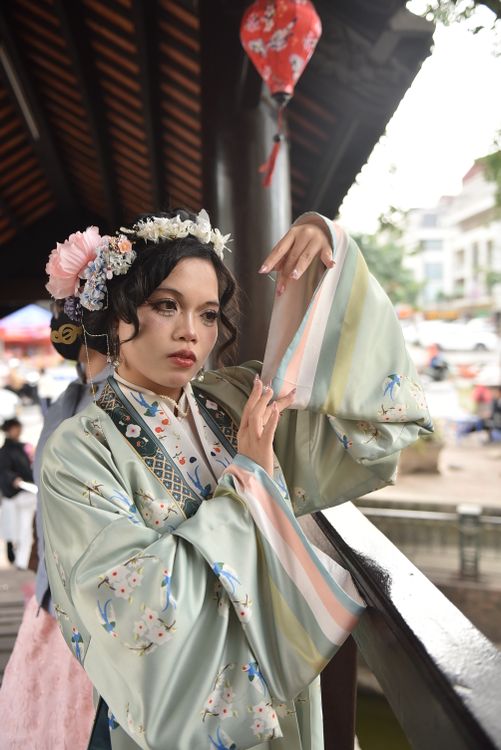 Hanfu Event Traditional Hanfu Attire at Cultural Event · Free Stock Photo