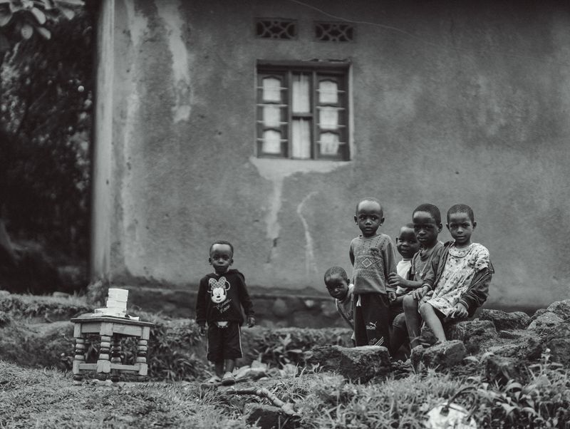 Children Playing in Rural African Village · Free Stock Photo