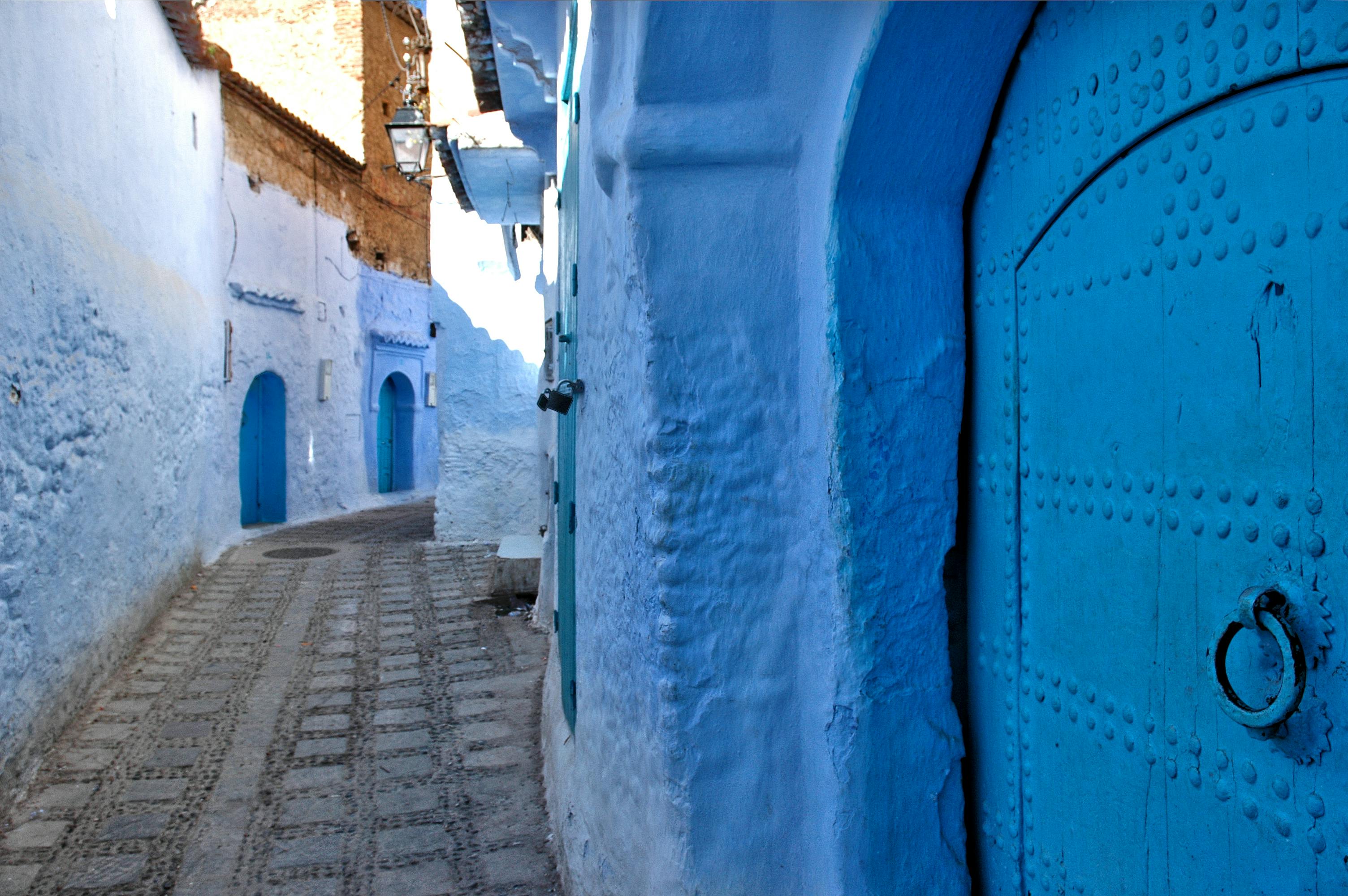Hostel con terraza y vistas a la medina de Chefchaouen