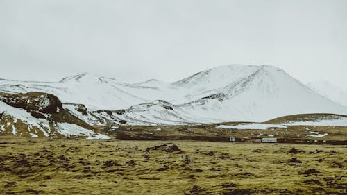 Sneeuw Bedekte Berg