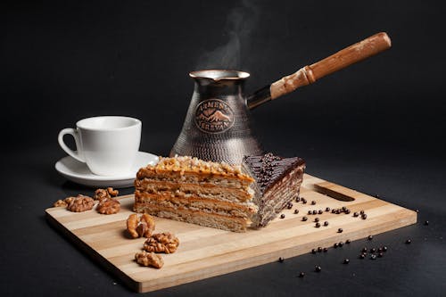 Free Photo Of Cake Near Mug Stock Photo