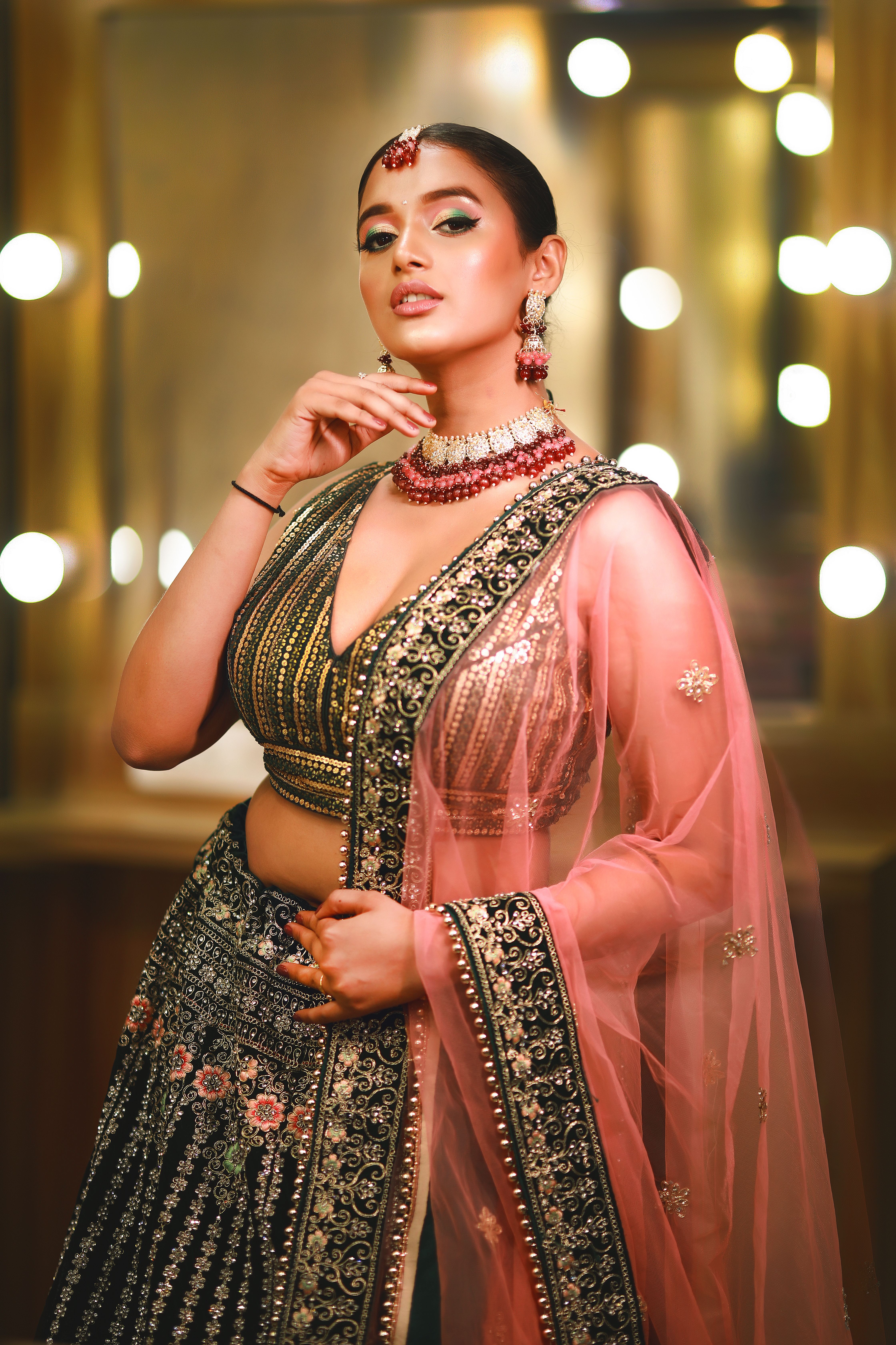 chinese dress ladies Bollywood Glam Indo Western Dress main image 1