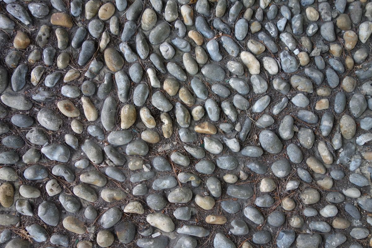 Close-up detail of natural stone showing unique color and surface variation