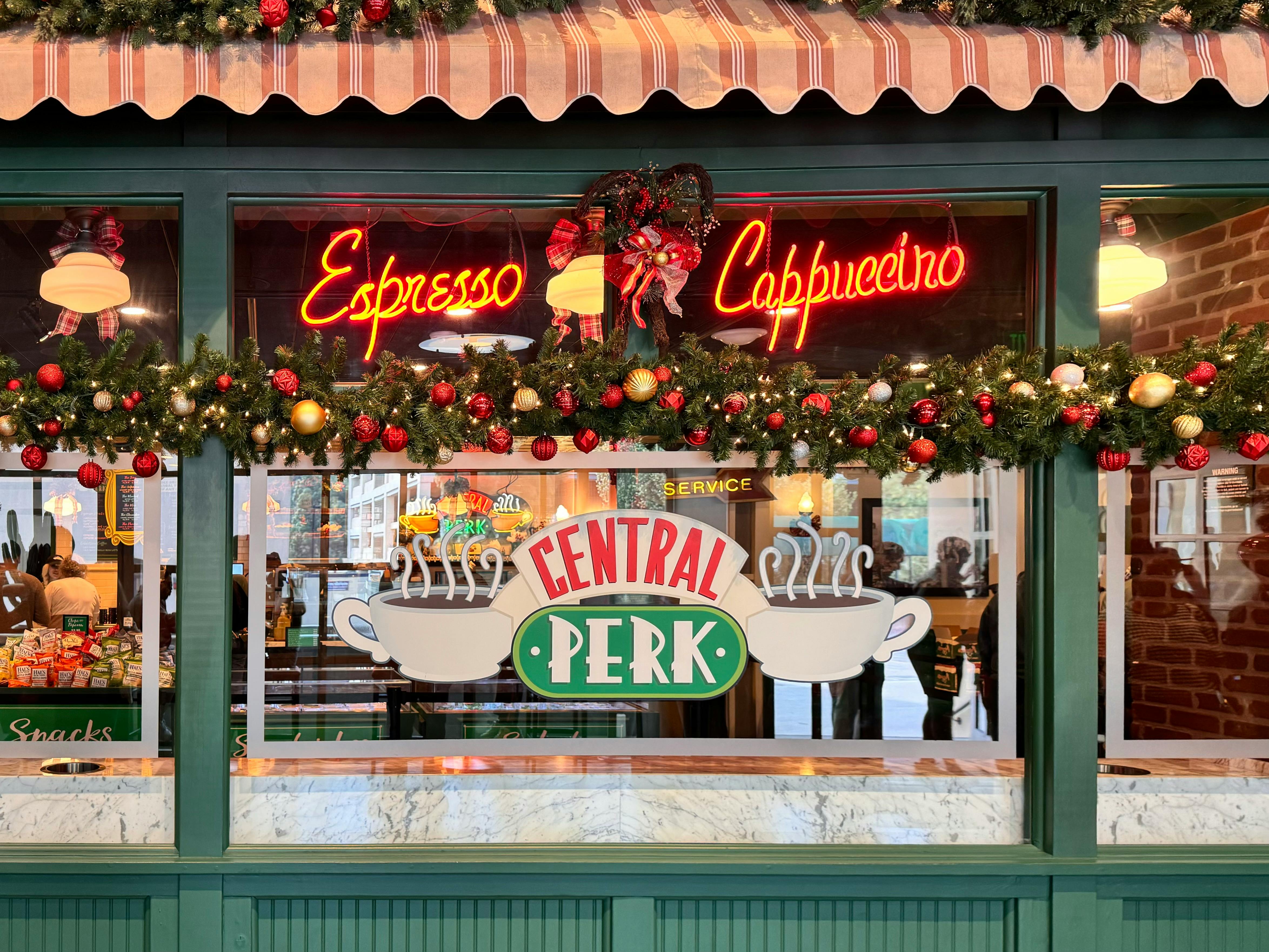 Central Perk-inspired coffee shop decor in NYC
