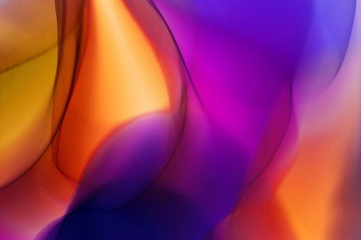 Colorful abstract design featuring vibrant gradients and flowing forms.
