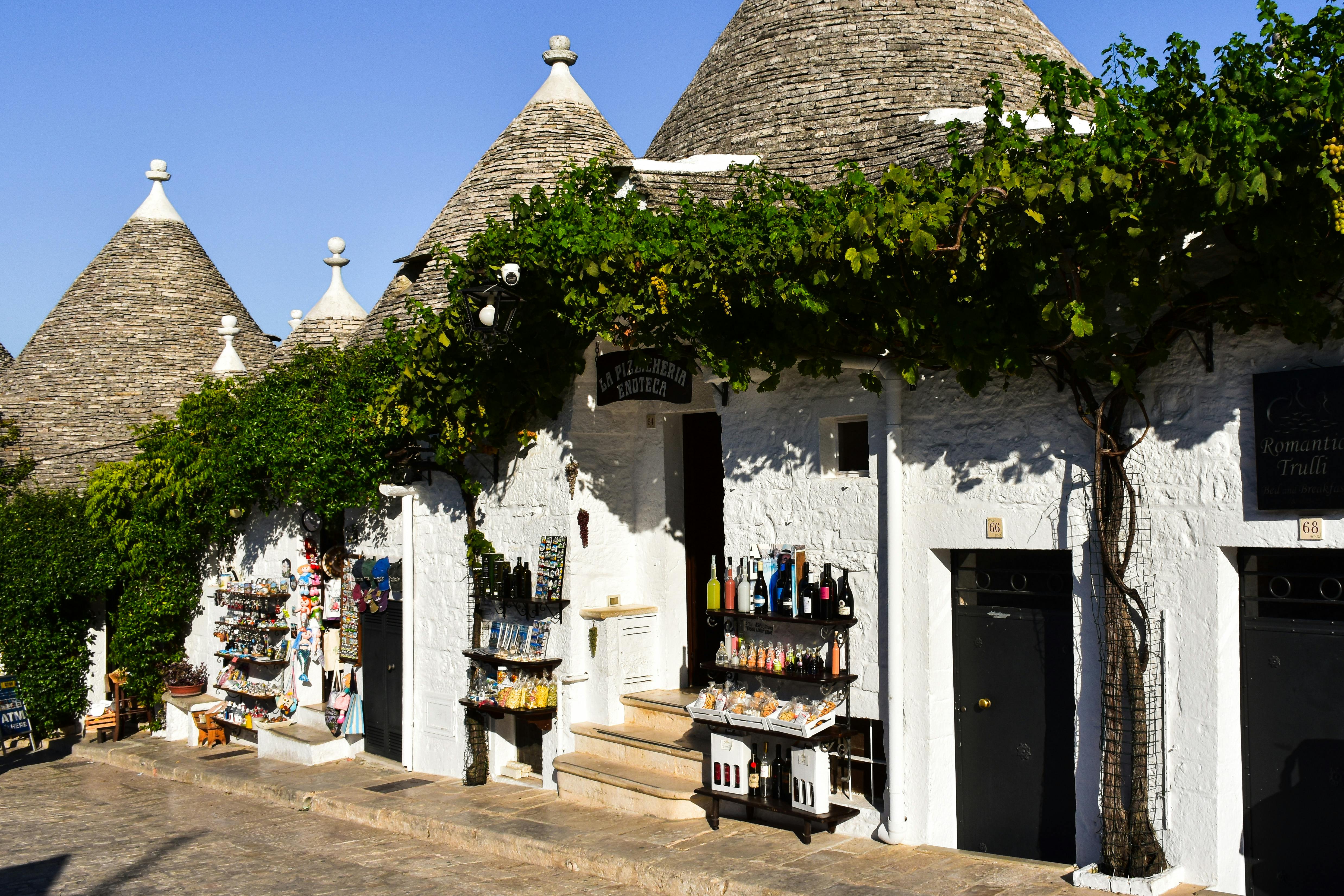 Traditional Trulli Houses in Alberobello, Italy