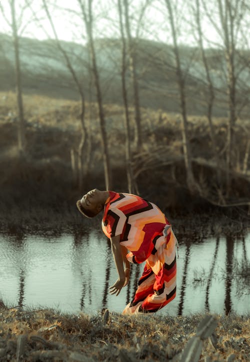Δωρεάν στοκ φωτογραφιών με αισθητικός, Αφροαμερικανός, δίπλα στη λίμνη