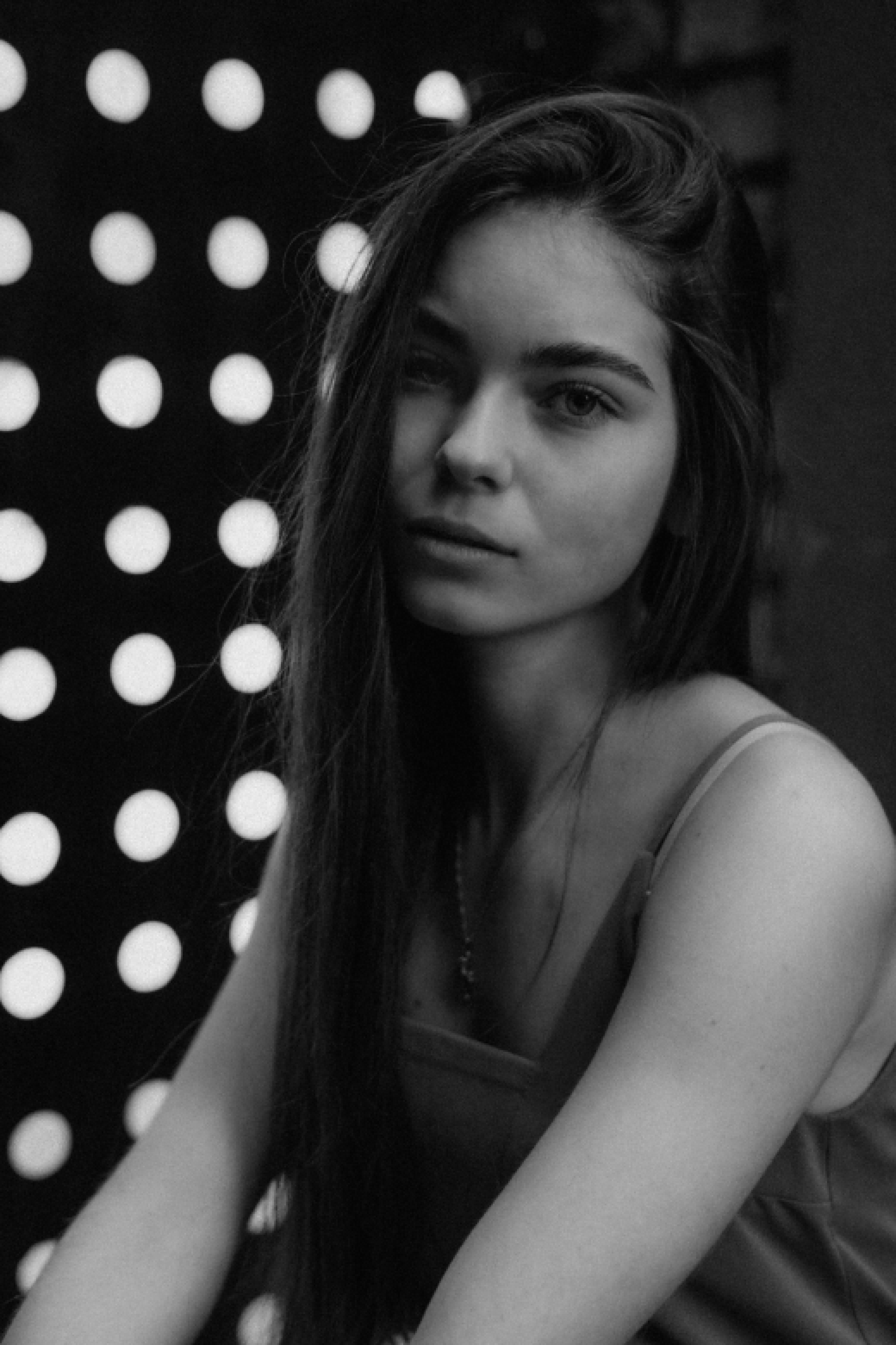Elegant Black and White Portrait of a Woman · Free Stock Photo