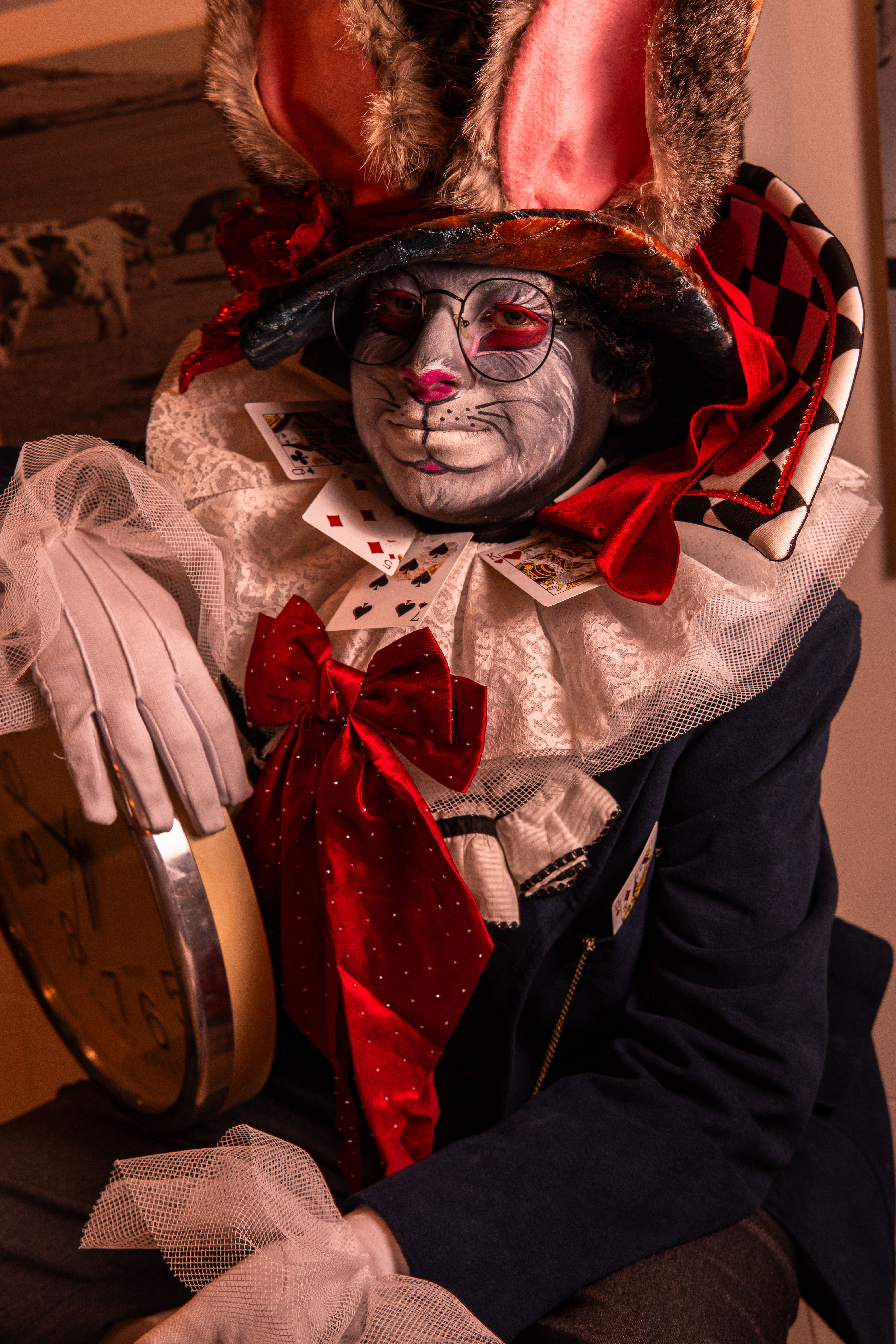 White Rabbit Cosplay Inspired by Wonderland · Free Stock Photo