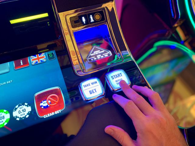 Tampilan lampu mesin slot