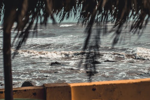 Free stock photo of beach waves, ocean, rocks