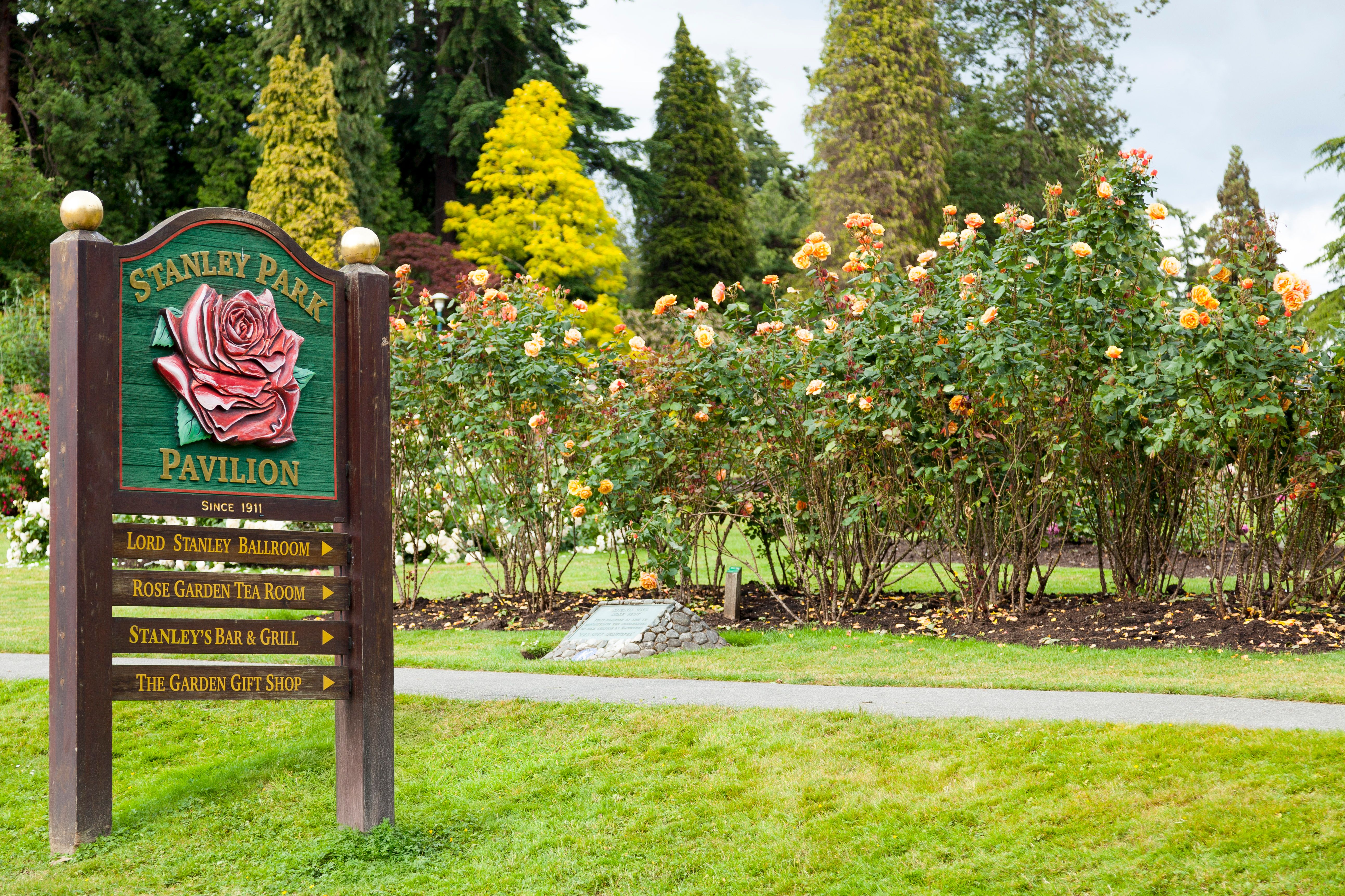 Stanley Park Rose Garden Pavilion in Vancouver · Free Stock Photo