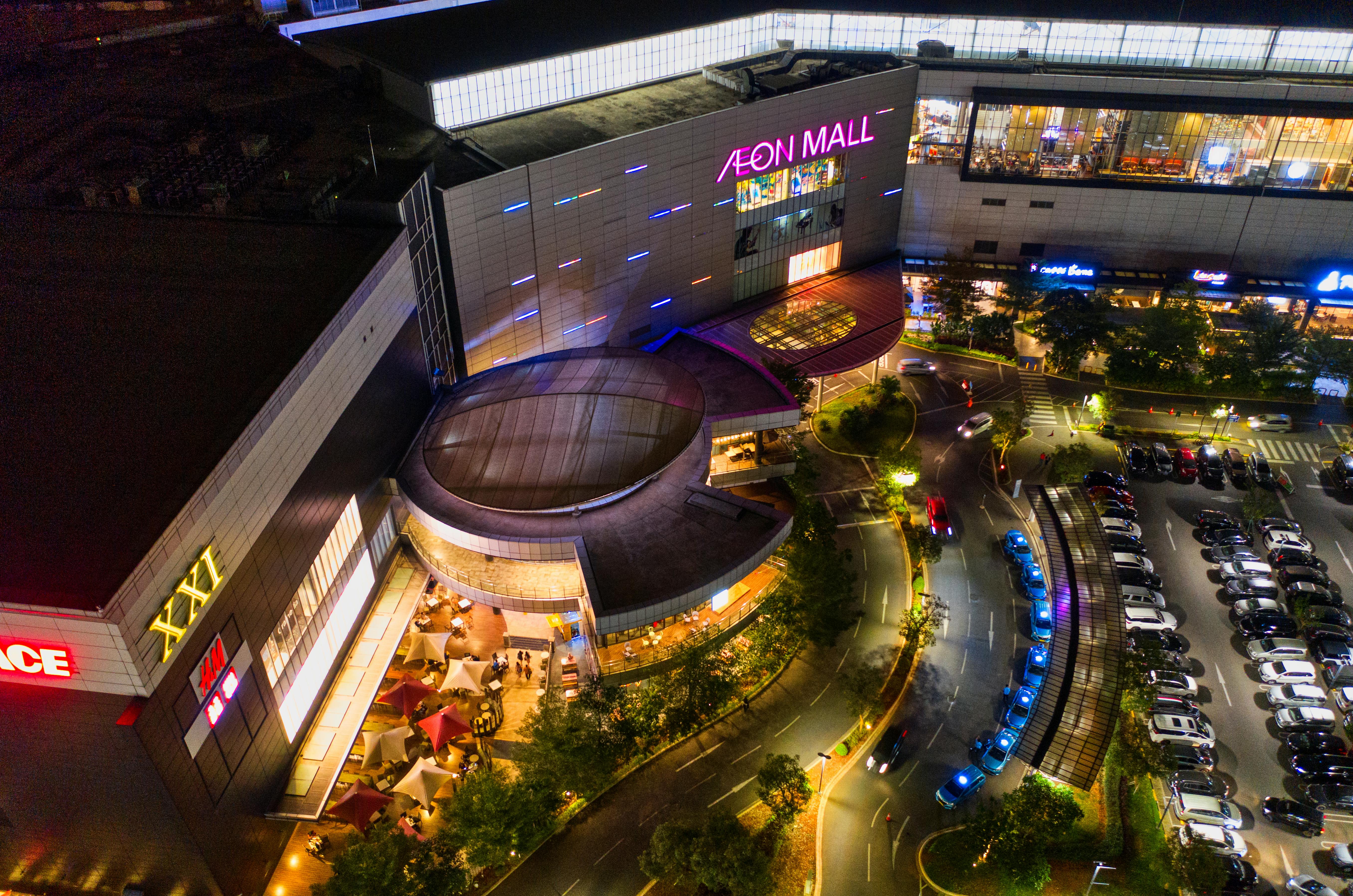 Aerial Photography of Aeon Mall