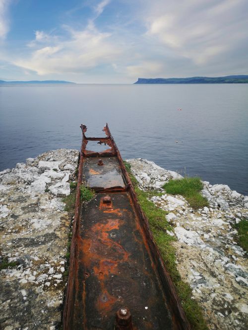Free end of the line Stock Photo