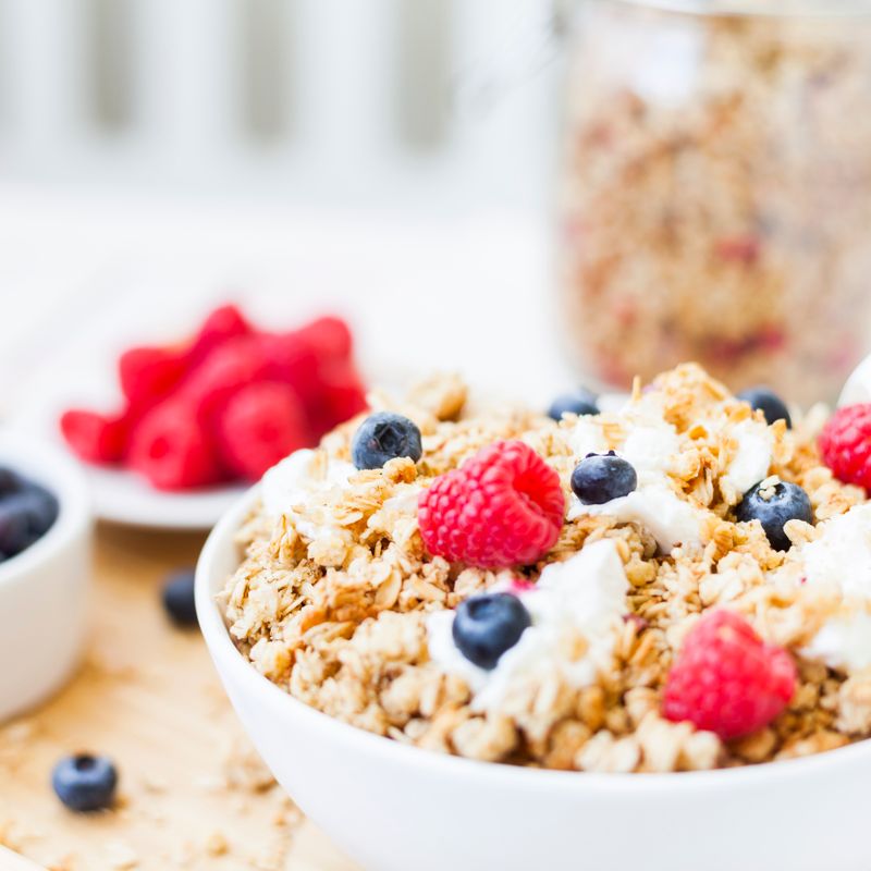 Moroccan Apricot and Almond Granola with Argan Oil