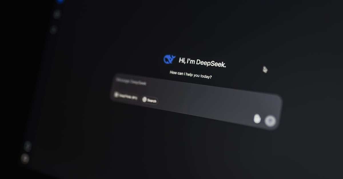 Close-up of an AI-driven chat interface on a computer screen, showcasing modern AI technology.