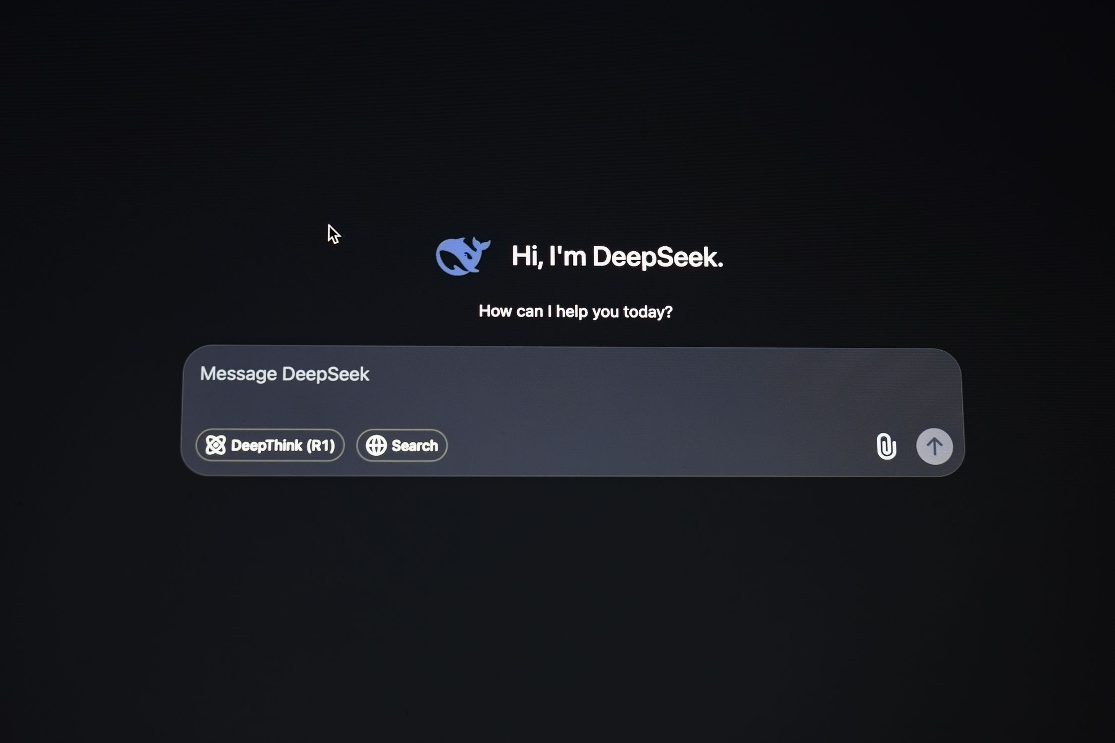 Conversational AI DeepSeek User Interface · Free Stock Photo