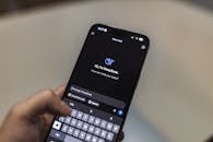 Mobile AI Chatbot Interface on Smartphone