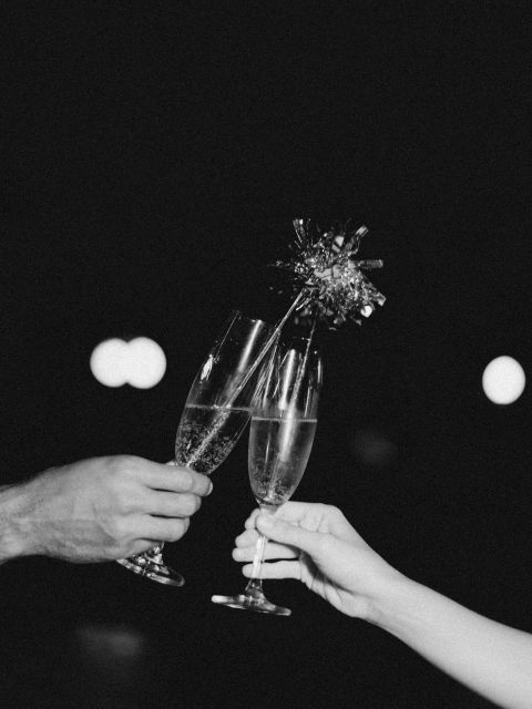Civil Ceremony invitation bw-toast