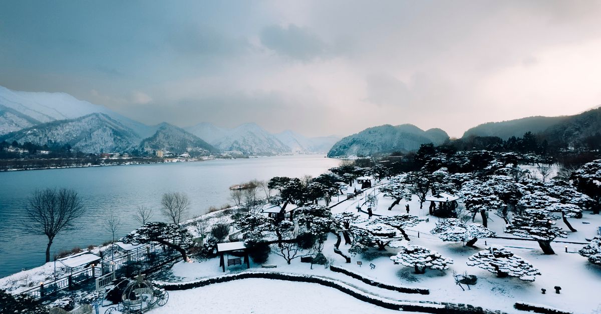 Scenic Winter Landscape in South Korea · Free Stock Photo