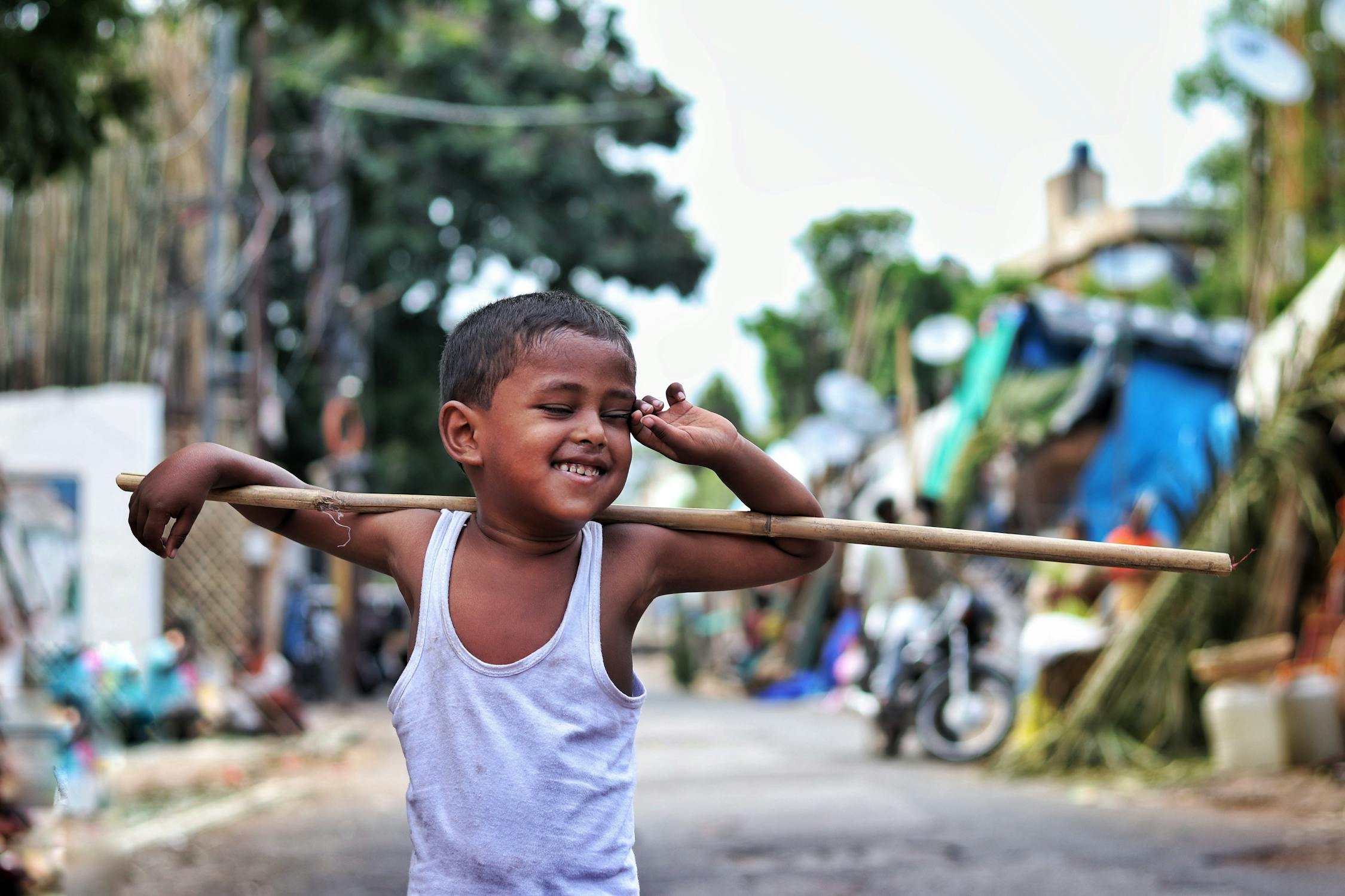 Indian Kid having fun Photo by Harsha Vardhan from Pexels