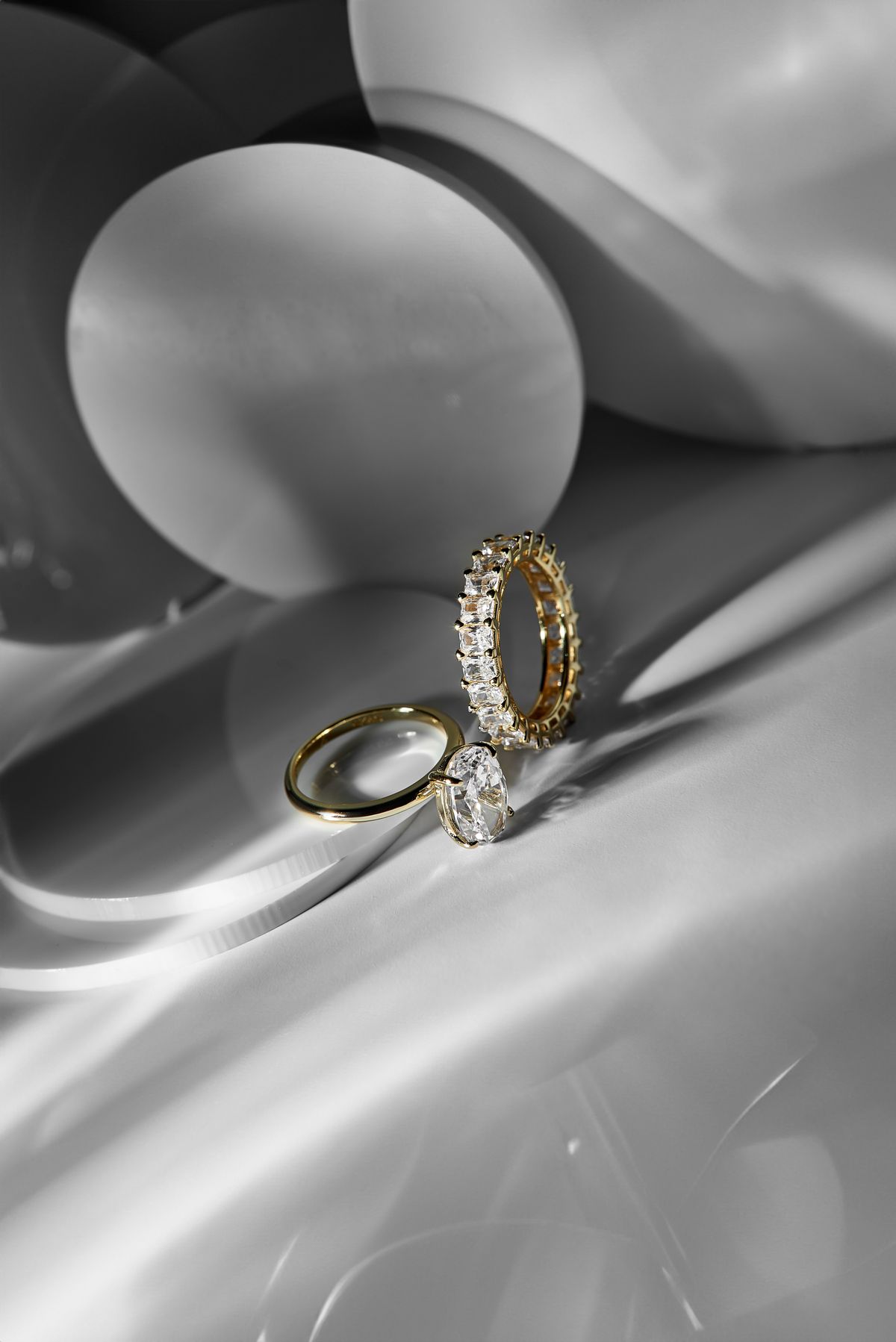 Close detail of jewellery and finishing