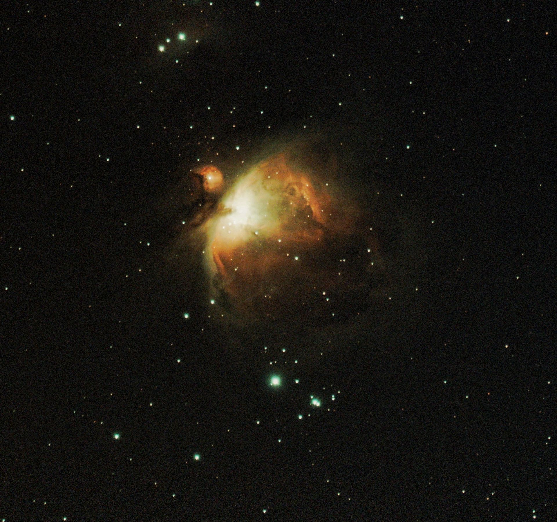 A breathtaking image of the Orion Nebula, showcasing its vivid colors and cosmic beauty.