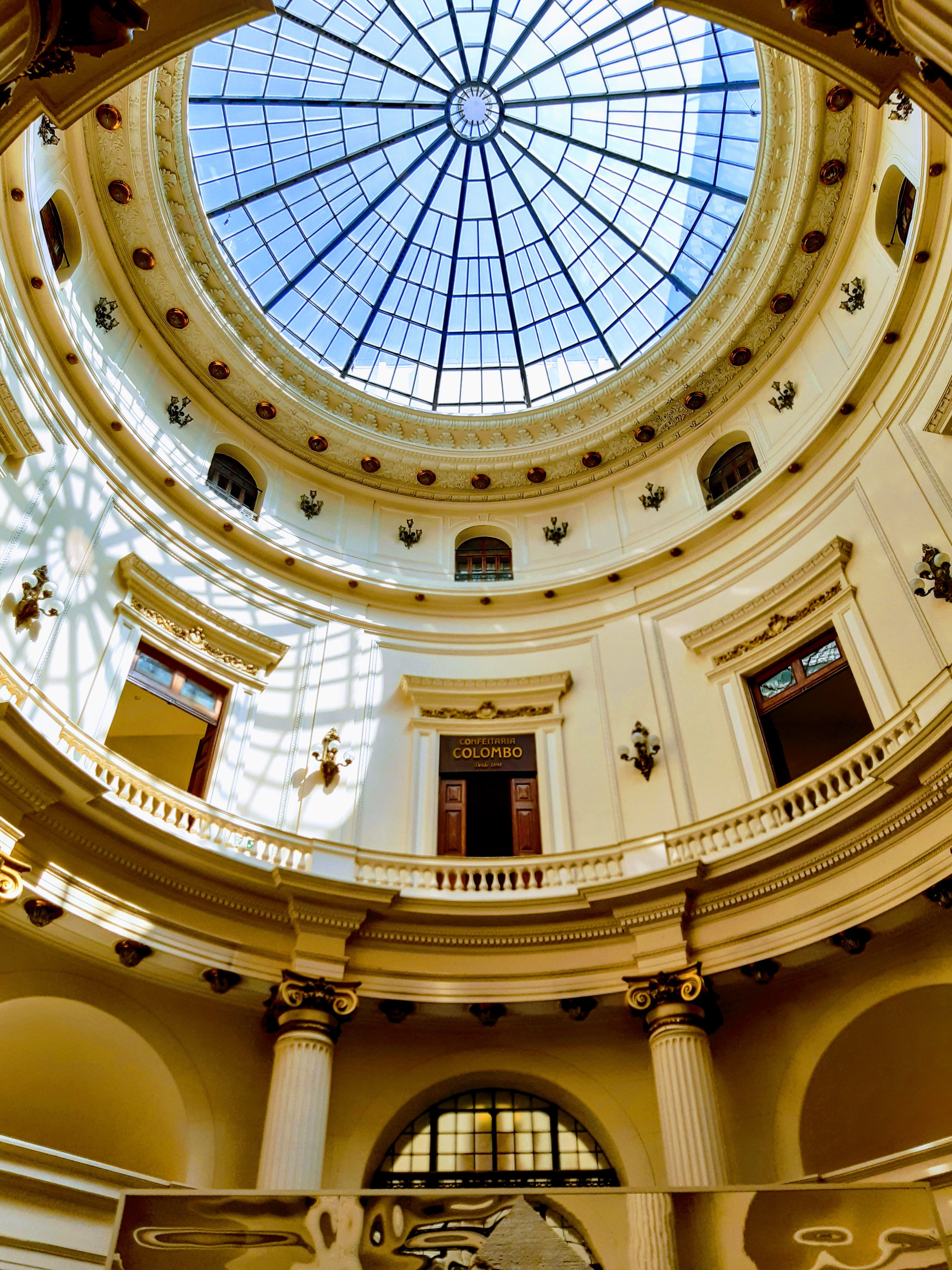 Stunning Interior Dome of CCBB in Rio de Janeiro · Free Stock Photo