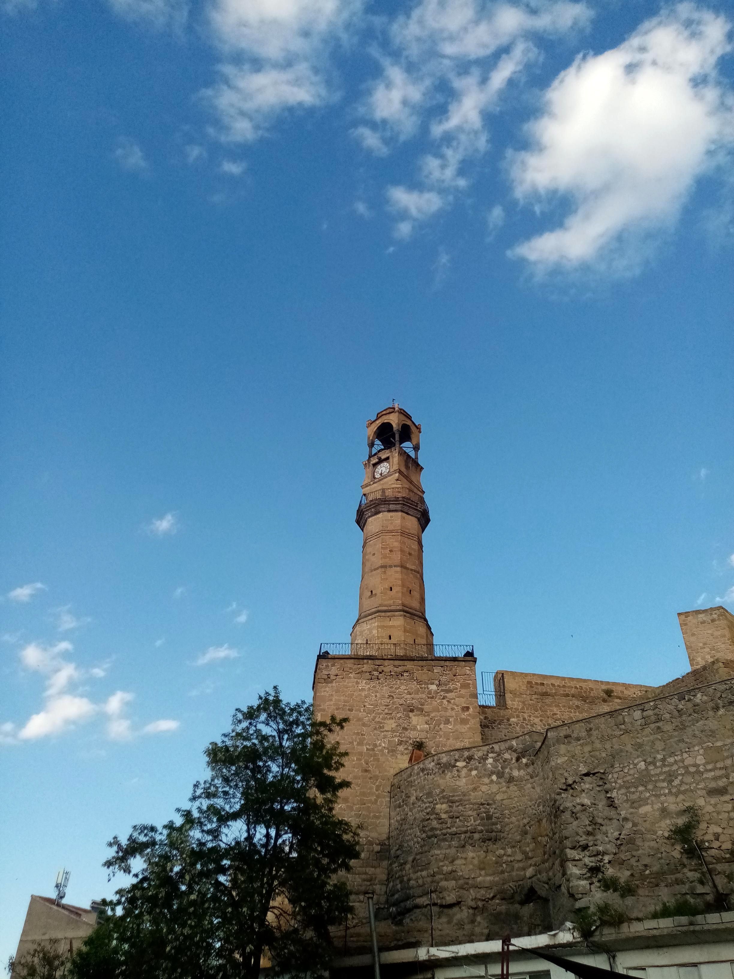 Historic Clock Tower against a Clear Blue Sky · Free Stock Photo