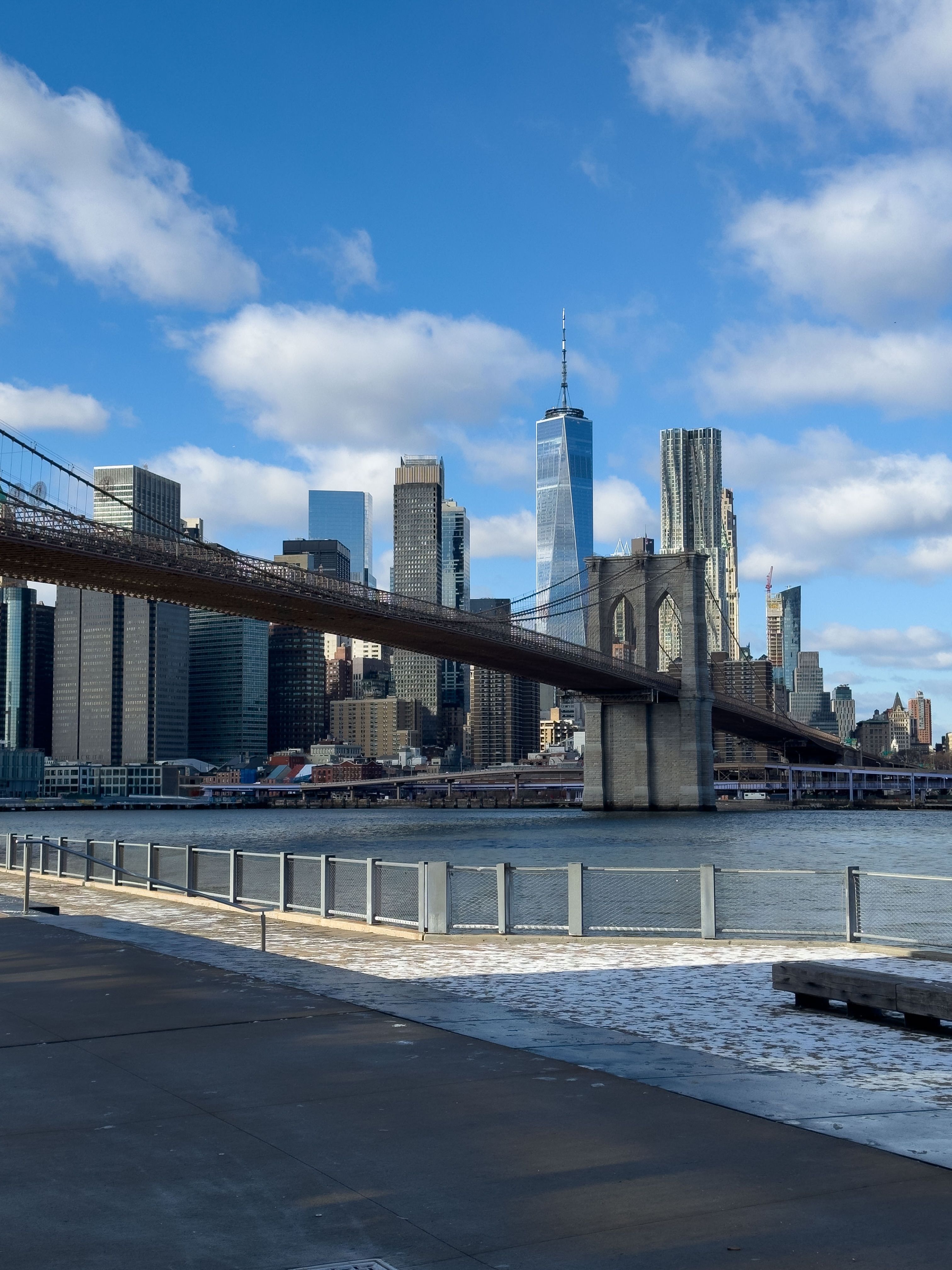 Brooklyn Bridge and Manhattan Skyline View · Free Stock Photo