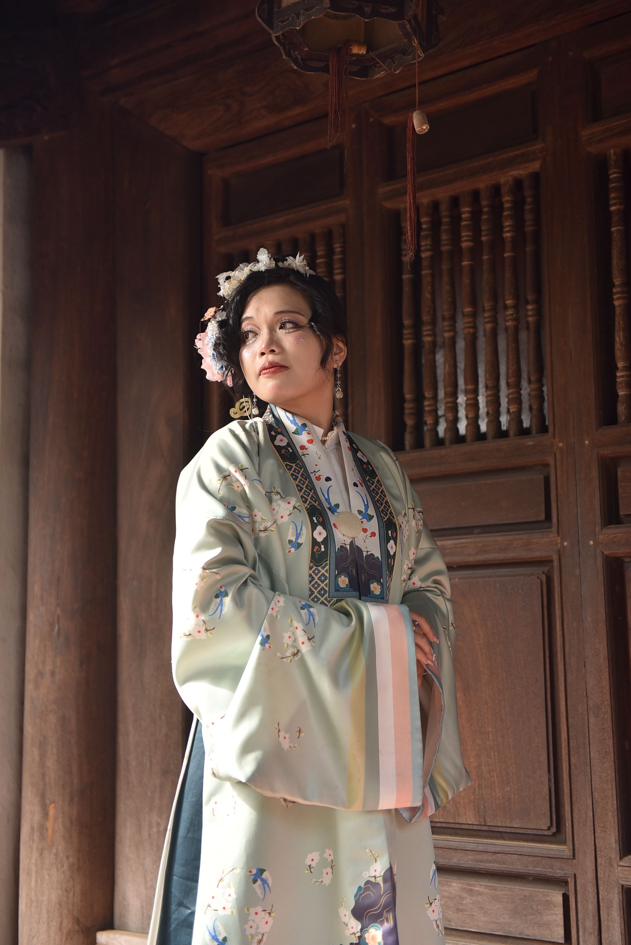 Elegant Portrait of Woman in Traditional Attire · Free Stock Photo