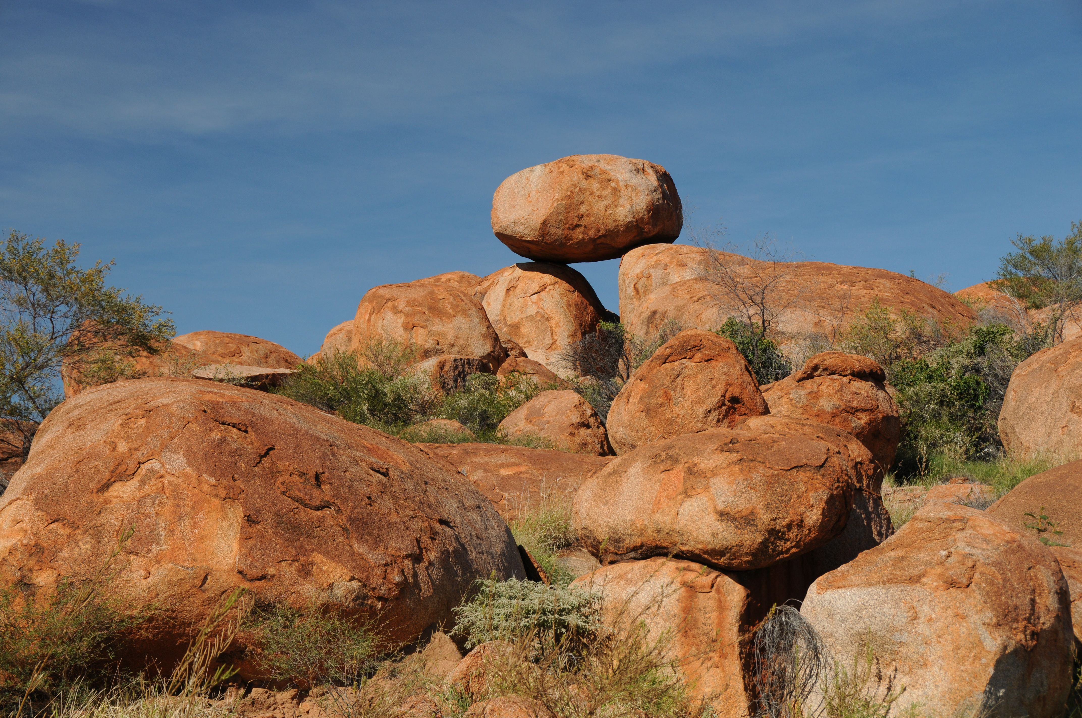 Balancing Rock Formations Under Clear Sky · Free Stock Photo