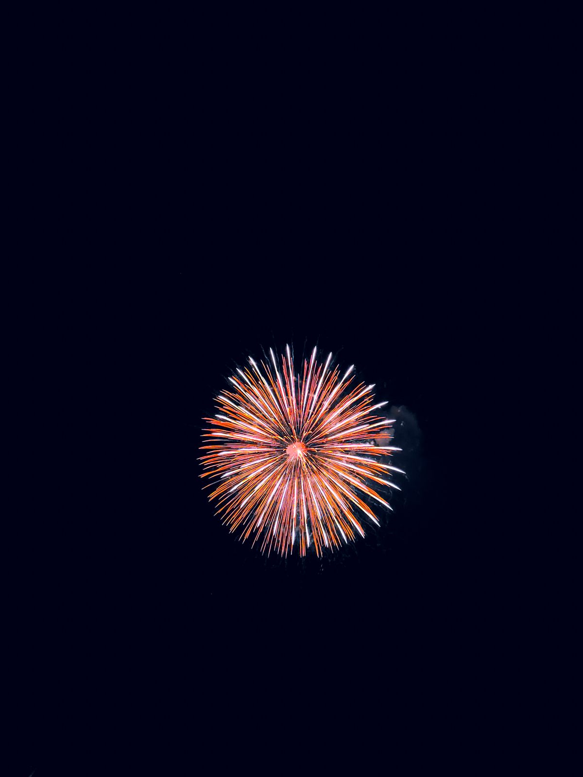 夜空に開く打ち上げ花火のイメージ