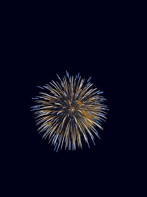 Free Bright fireworks explosion against dark sky in Japan, celebrating festivity. Stock Photo