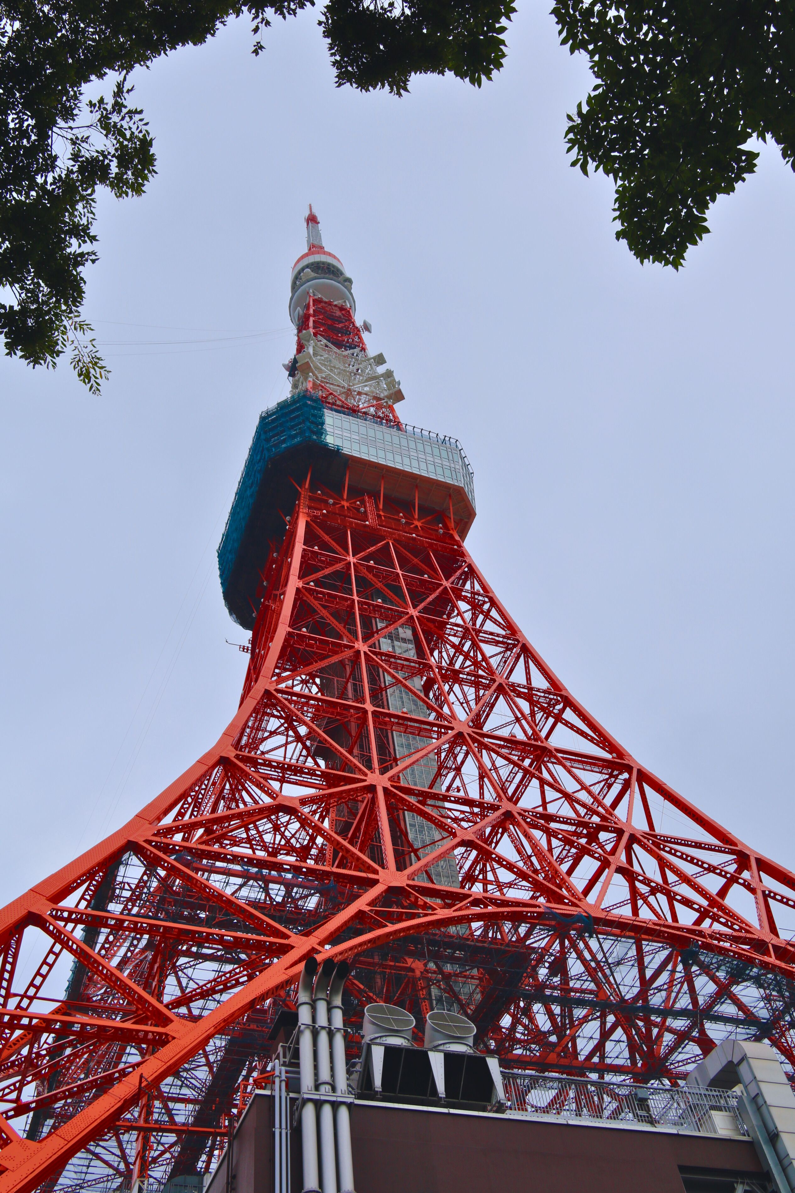 Tokyo Tower above Minato City in Tokyo, a real photo of the city where the Godzilla franchise began in 1954, used as an illustrative image for Godzilla Minus Zero