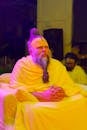 Holy Man in Traditional Attire during Vrindavan Ceremony
