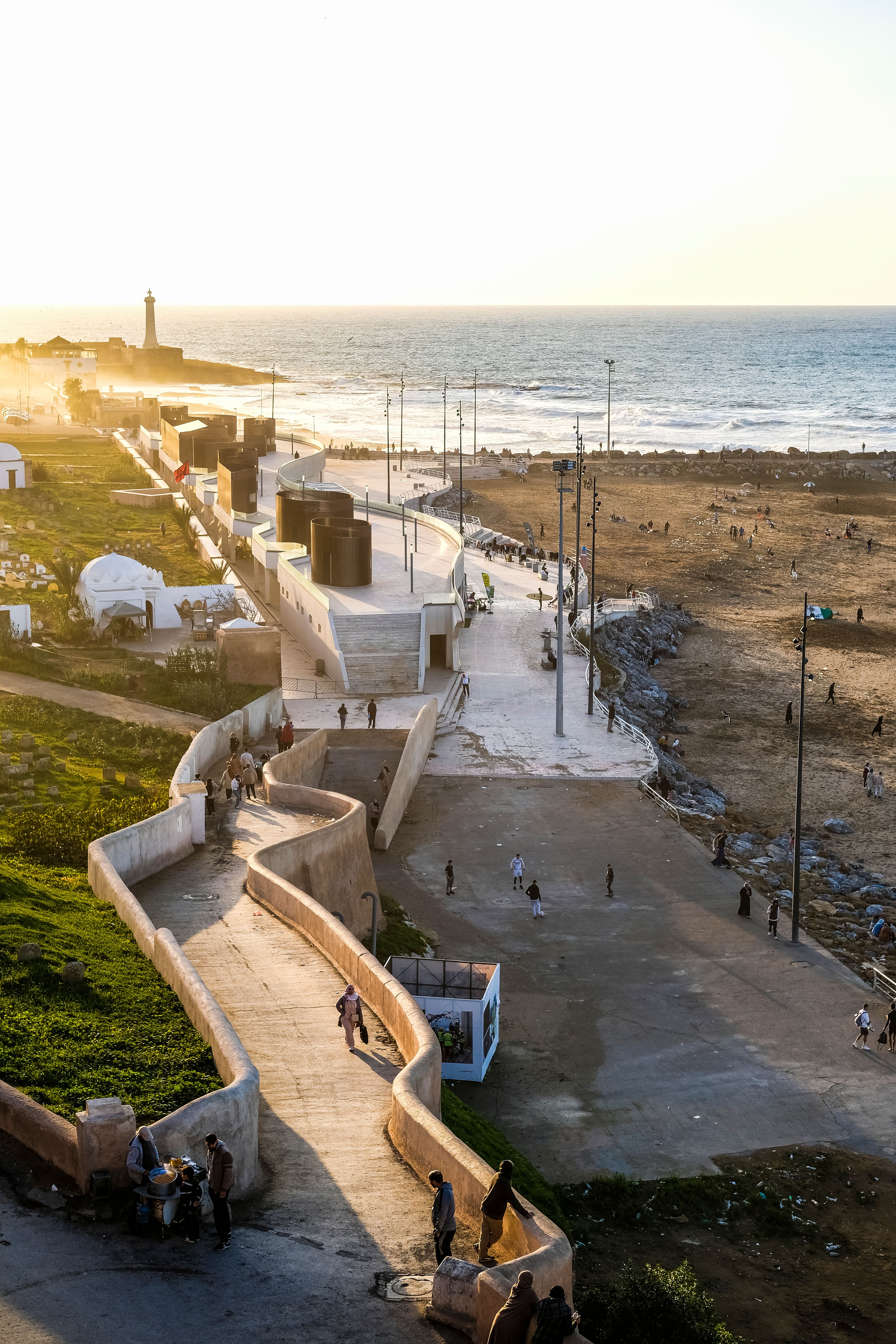 Scenic Beachfront in Rabat, Morocco at Twilight · Free Stock Photo