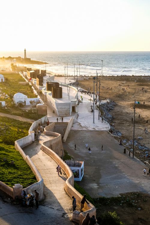 Beautiful Rabat Scenic Beachfront in Rabat, Morocco at Twilight · Free Stock Photo