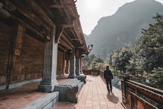 Explore the serene traditional architecture in Ninh Bình, Vietnam.