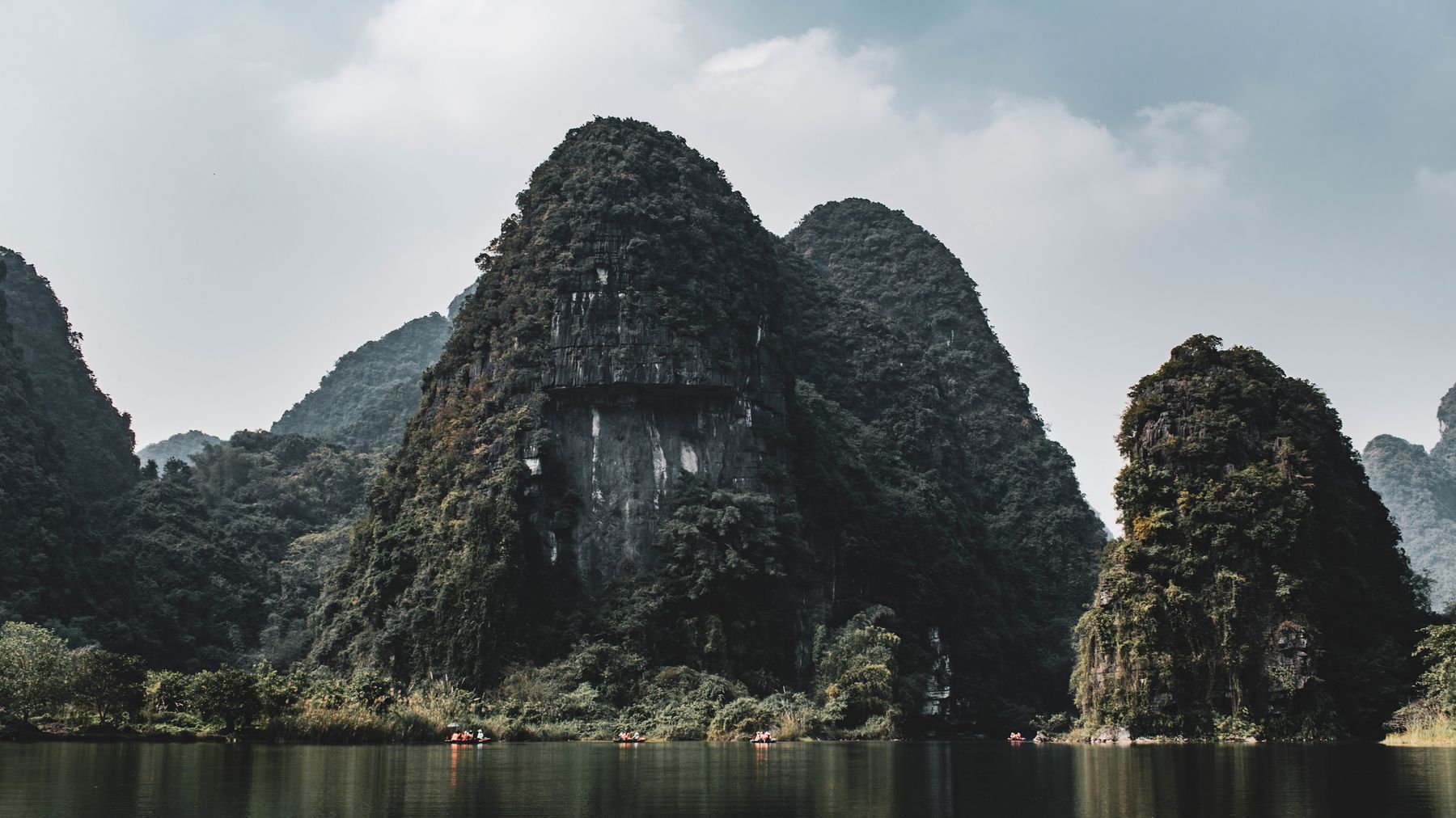 Explore the breathtaking limestone karsts of Ninh Bình, Vietnam.
