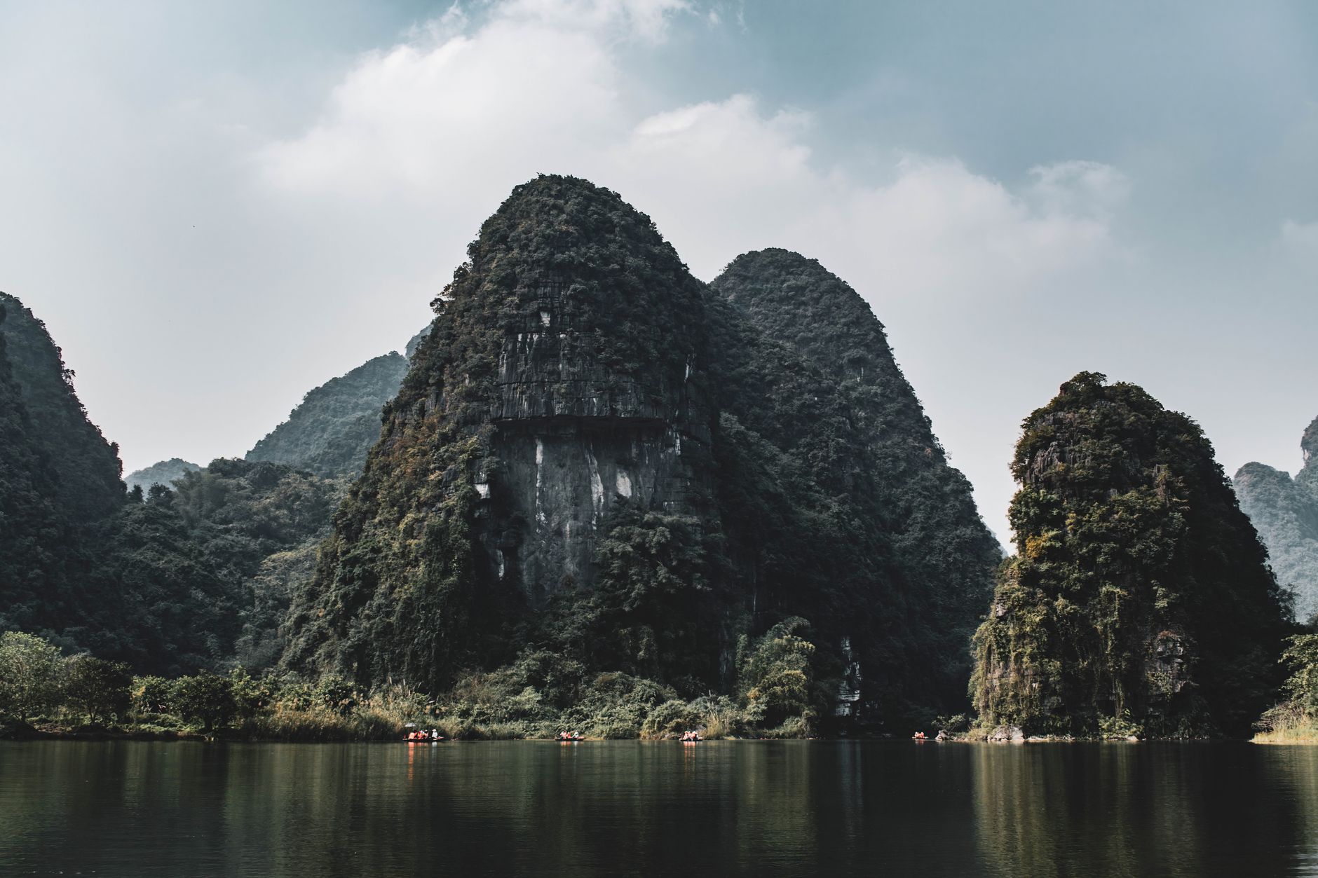 Explore the breathtaking limestone karsts of Ninh Bình, Vietnam.