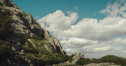 Free Breathtaking view of rugged mountains under a vibrant sky in Žabljak, Montenegro. Stock Photo